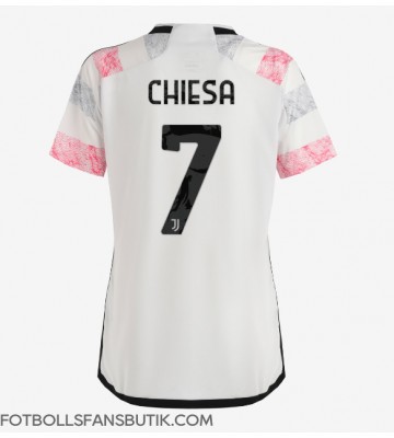 Juventus Federico Chiesa #7 Replika Bortatröja Damer 2023-24 Kortärmad